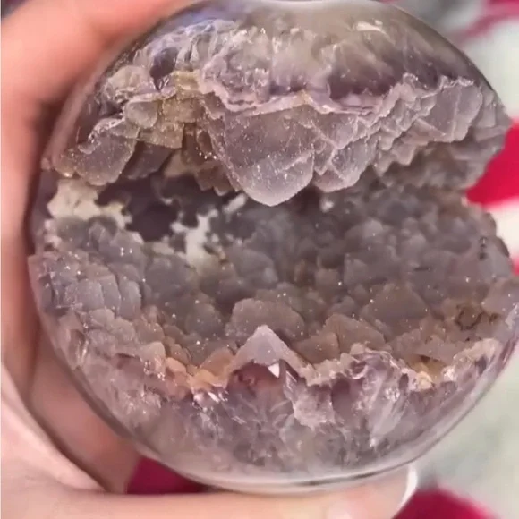 Purple Geode Sphere